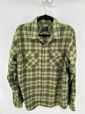 Magpul Green Plaid Button-Down Shirt - Classic Casual